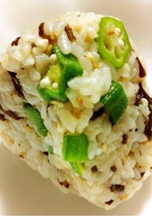 誰でも簡単♬止まらないオクラと塩昆布御飯-レシピのメイン写真