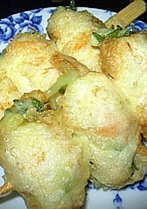夏の串揚げ☆鶏肉のしそチーズ巻き-レシピのメイン写真