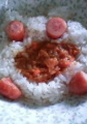 謎の生物デコカレー-レシピのメイン写真
