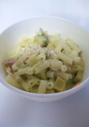 離乳食後期 緑のカルボナーラ-レシピのメイン写真