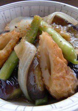 レンジなすde 時短！夏野菜ちくわの煮物-レシピのメイン写真