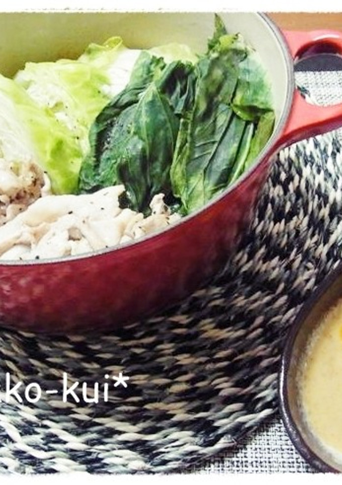 蒸し豚・野菜-レシピのメイン写真