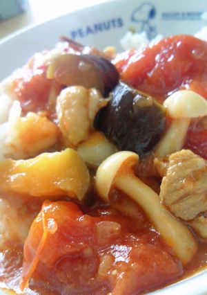 鶏肉となすの…ネーミング募集☆トマト風味-レシピのメイン写真