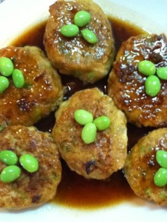 枝豆と鶏のふわふわボール-レシピのメイン写真