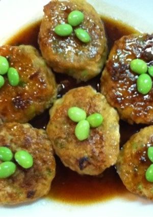 枝豆と鶏のふわふわボール-レシピのメイン写真
