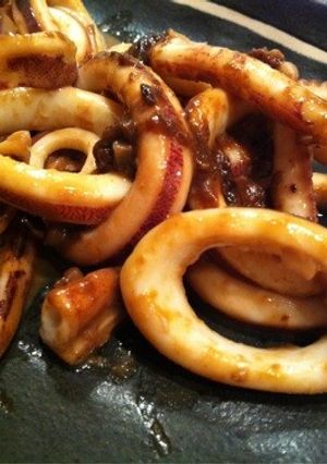 簡単シンプルなイカのわた炒め-レシピのメイン写真