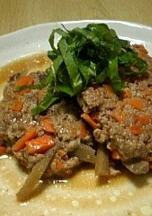 簡単！きんぴらごぼうと豆腐のハンバーグ-レシピのメイン写真
