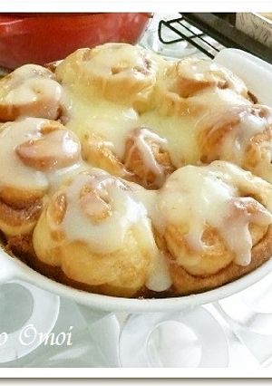 ルクルーゼでふわあま☆シナモンロール-レシピのメイン写真