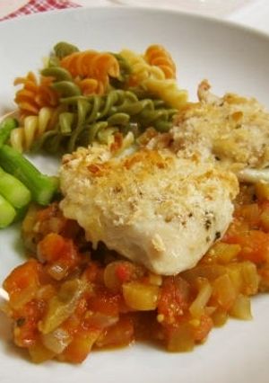 ササミ♡チーズIN♡をトマトソースで♪-レシピのメイン写真