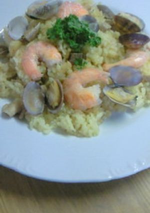 炊飯器でパエリヤ-レシピのメイン写真
