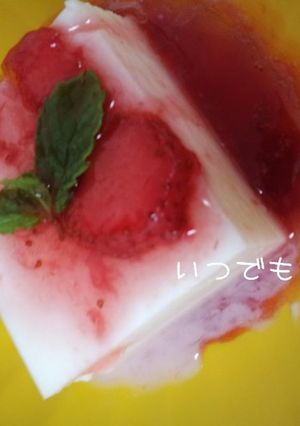 いつでも大量♪いちご寒天-レシピのメイン写真