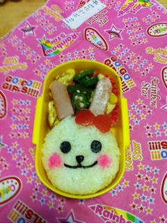 学童のお弁当~ウサギ~-レシピのメイン写真