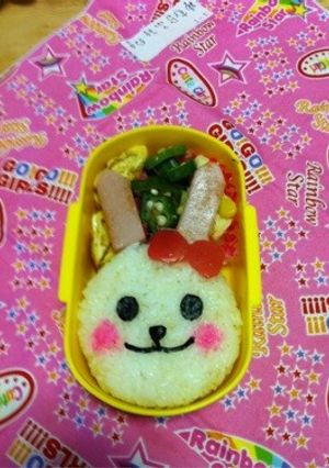 学童のお弁当～ウサギ～-レシピのメイン写真