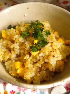 とうもろこしの混ぜご飯-レシピのメイン写真