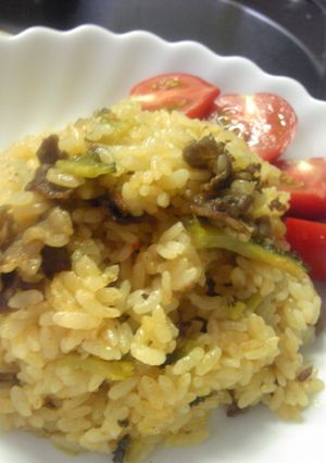 ゴーヤと牛バラ炊き込みご飯-レシピのメイン写真