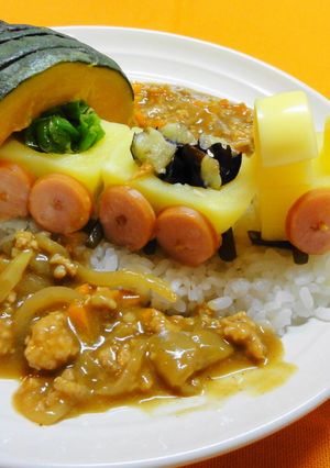 汽車ぽっぽカレー-レシピのメイン写真