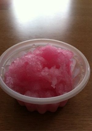 さっぱり氷イチゴの美味しい食べ方☆-レシピのメイン写真