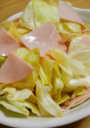 ★キャベツとハムのピリ辛あえ★-レシピのメイン写真