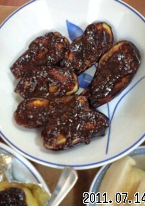 なすびのぶどう味噌-レシピのメイン写真
