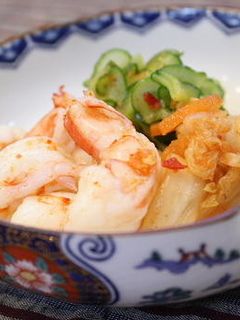 海老と胡瓜とキムチの酢の物-レシピのメイン写真