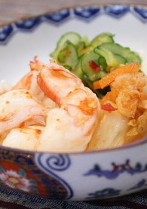 海老と胡瓜とキムチの酢の物-レシピのメイン写真