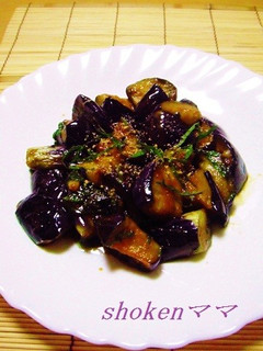 ナスと大葉の油みそ♪-レシピのメイン写真