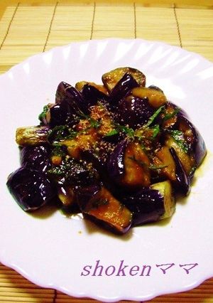 ナスと大葉の油みそ♪-レシピのメイン写真