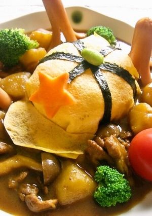 デコカレー★帽子カレー-レシピのメイン写真