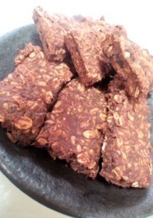 砂糖不使用オートミールシリアルチョコバー-レシピのメイン写真