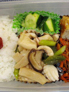 記録用☆鶏つくね照り焼きハンバーグ弁当☆-レシピのメイン写真