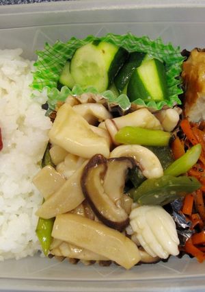 記録用☆鶏つくね照り焼きハンバーグ弁当☆-レシピのメイン写真