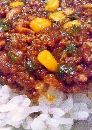パスタでもＯＫ！香味満点のドライカレー-レシピのメイン写真