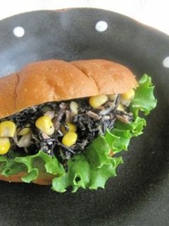 ひじきとツナとコーンの和風サラダサンド-レシピのメイン写真