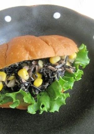 ひじきとツナとコーンの和風サラダサンド-レシピのメイン写真
