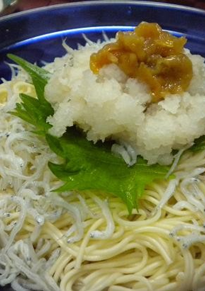 大根しらす梅そうめん-レシピのメイン写真