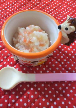 離乳食★中期〜ﾂﾅとﾄﾏﾄのﾘｿﾞｯﾄ-レシピのメイン写真