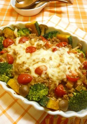 野菜たっぷり♪黄金の味ミートグラタン-レシピのメイン写真