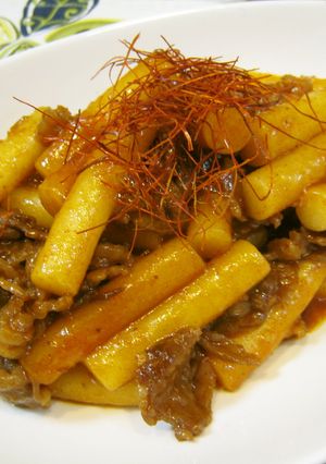 黄金の味de肉トッポギ-レシピのメイン写真