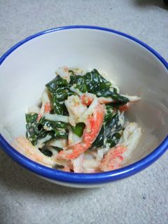 簡単わかめとカニカマの和え物-レシピのメイン写真