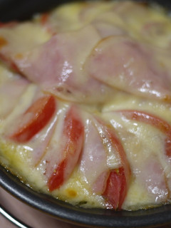 トマトとハムの重ねチーズ焼き-レシピのメイン写真