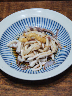 パッと茹でイカの生姜醤油がけ-レシピのメイン写真