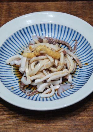 パッと茹でイカの生姜醤油がけ-レシピのメイン写真