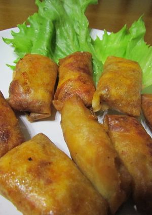 残りカレーでチーズ春巻き-レシピのメイン写真