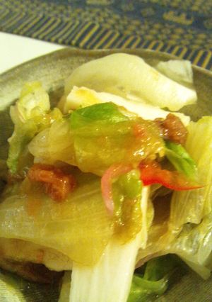 レタスのシャキシャキサラダ　梅昆布風味-レシピのメイン写真