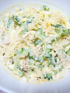ゴーヤとそうめんのサラダ-レシピのメイン写真