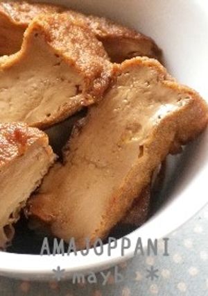 厚揚げの甘じょっぱ煮-レシピのメイン写真