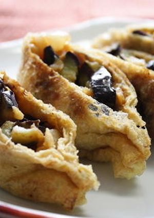 味噌キムチ茄子のお揚げ焼き-レシピのメイン写真