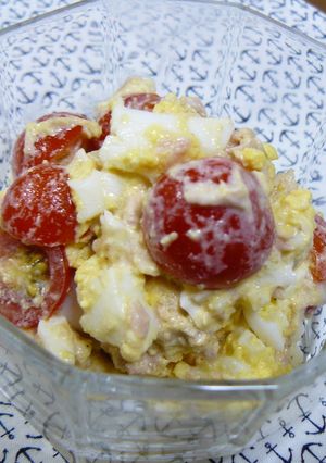 プチトマトの卵サラダ-レシピのメイン写真