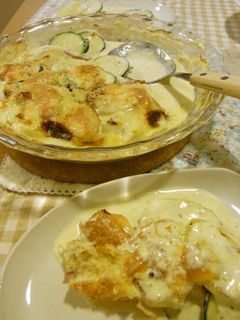 ズッキーニとポテトの簡単グラタン♬-レシピのメイン写真