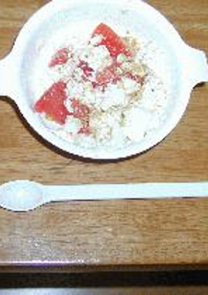 離乳食　トマトの白和え-レシピのメイン写真